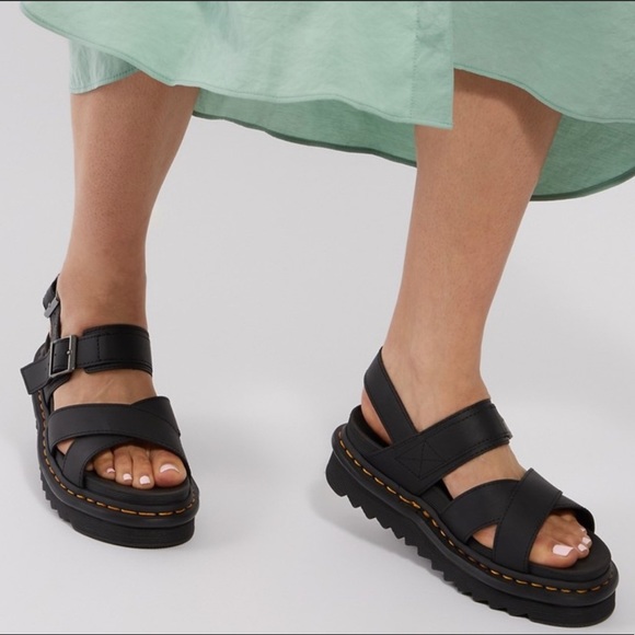Dr. Martens | Shoes | Dr Martens Voss Ii Womens Leather Strap Sandals |  Poshmark